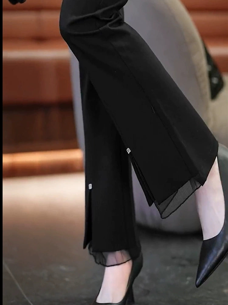 スリットフレアパンツ - 00034