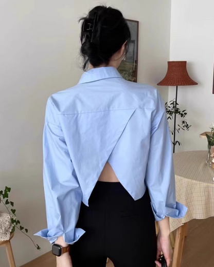 バックデザインシャツ - 00012