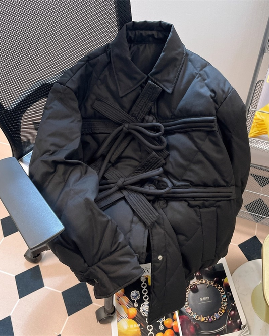 リボンダウンジャケット - 00027