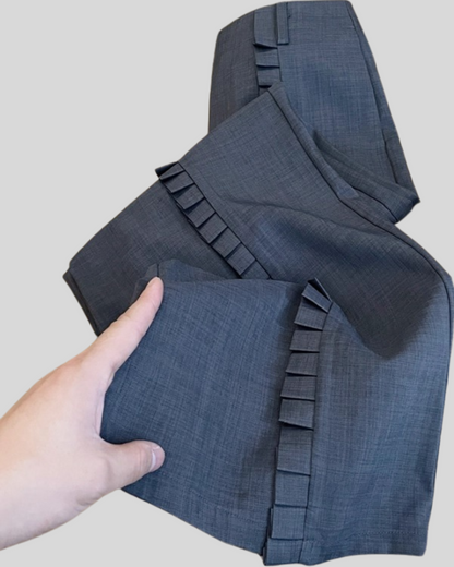 プリーツデザインパンツ - 00022