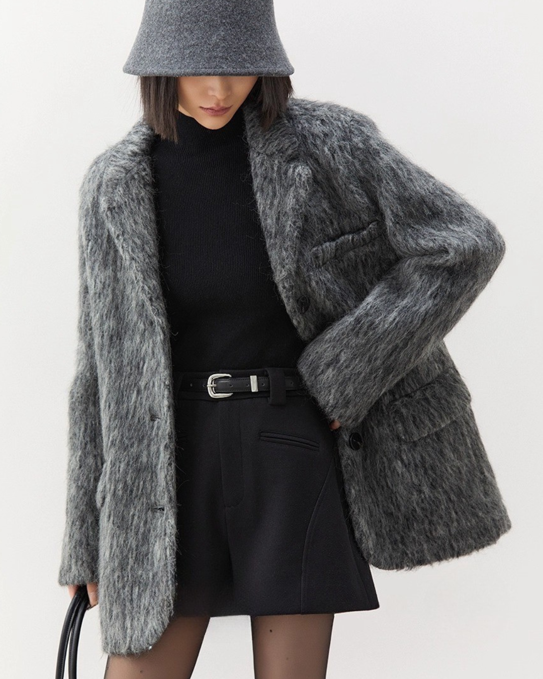 シャギーオーバージャケット - 00054