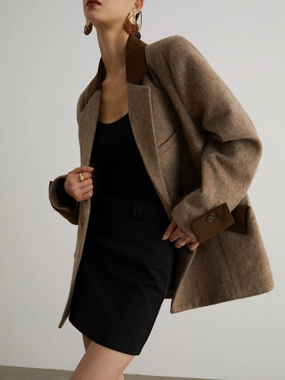 バイカラーテーラードジャケット - 00001