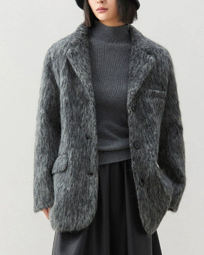 シャギーオーバージャケット - 00054