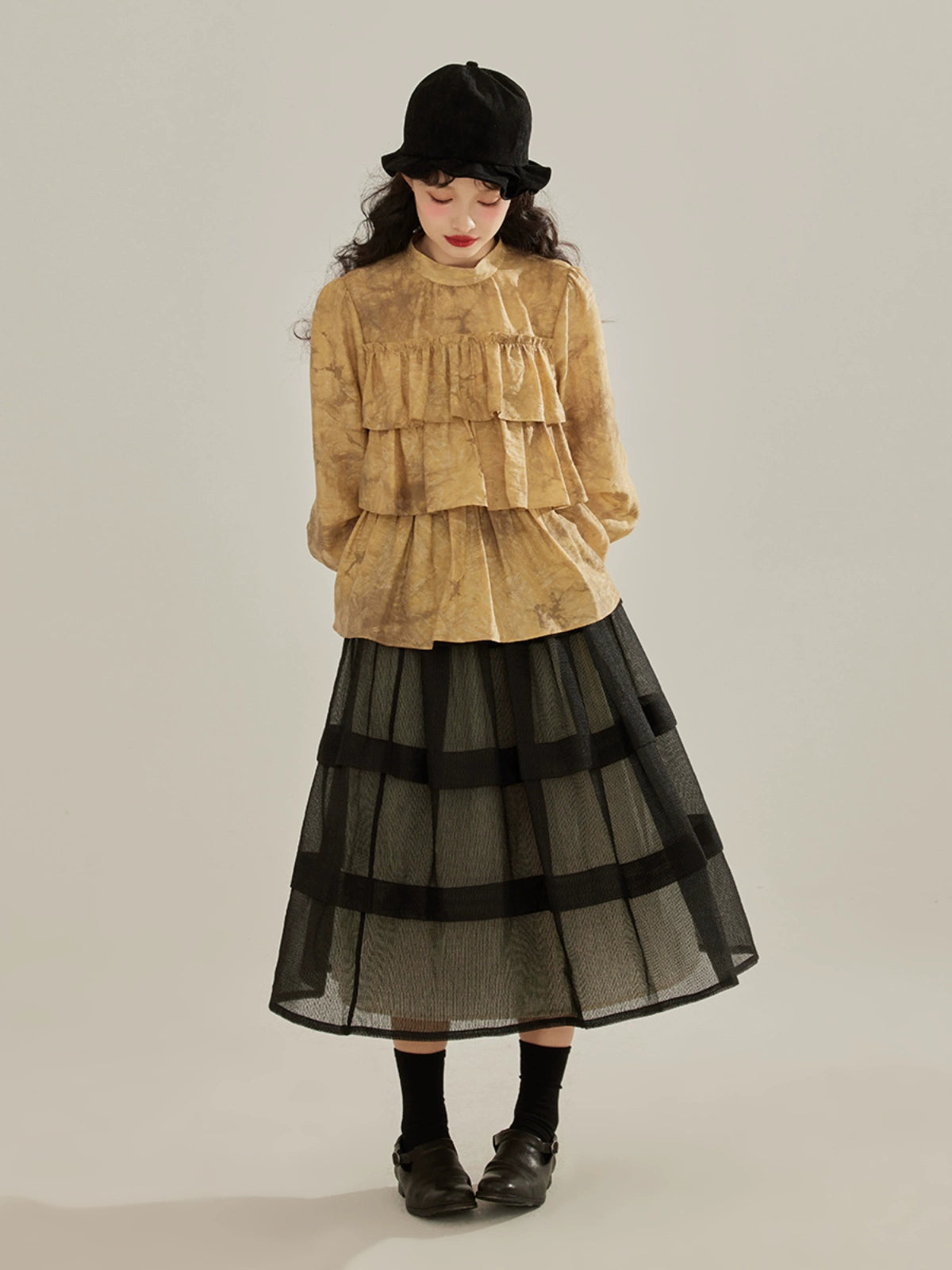 レトロアンブレラスカート - 00007